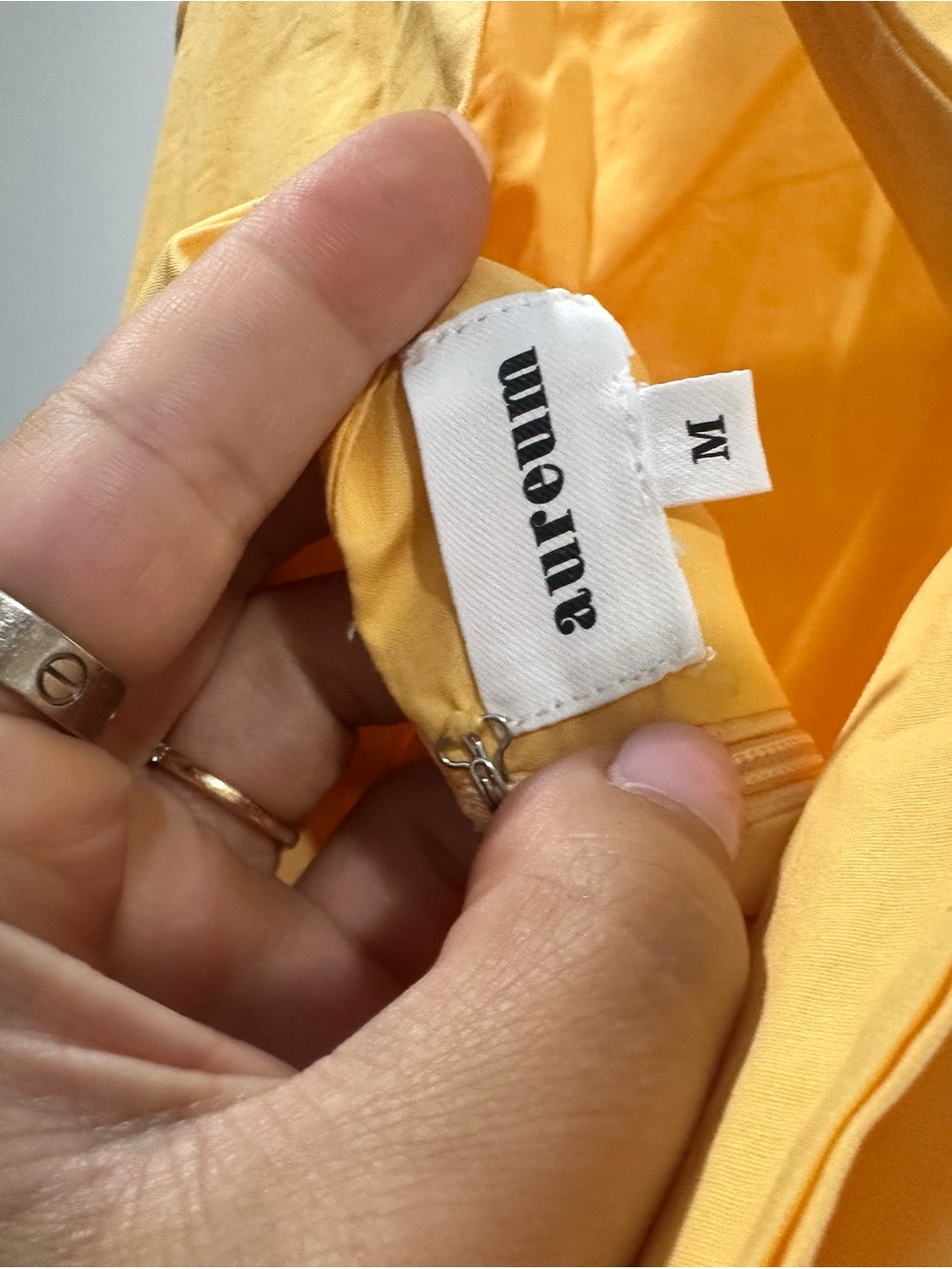 Orange A-Line Midi Dress - Picture 3 of 3